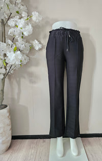 TRAVEL TROUSER STRAIGHT | ZWART