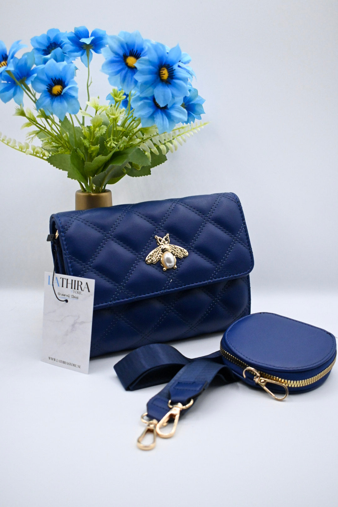 BEE SCHOUDERTAS | BLAUW