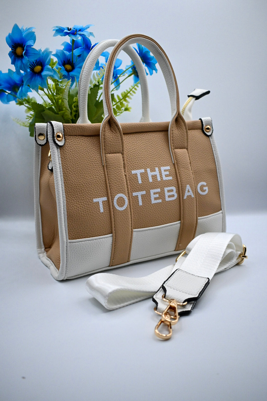 TOTE BAG | BEIGE/WIT