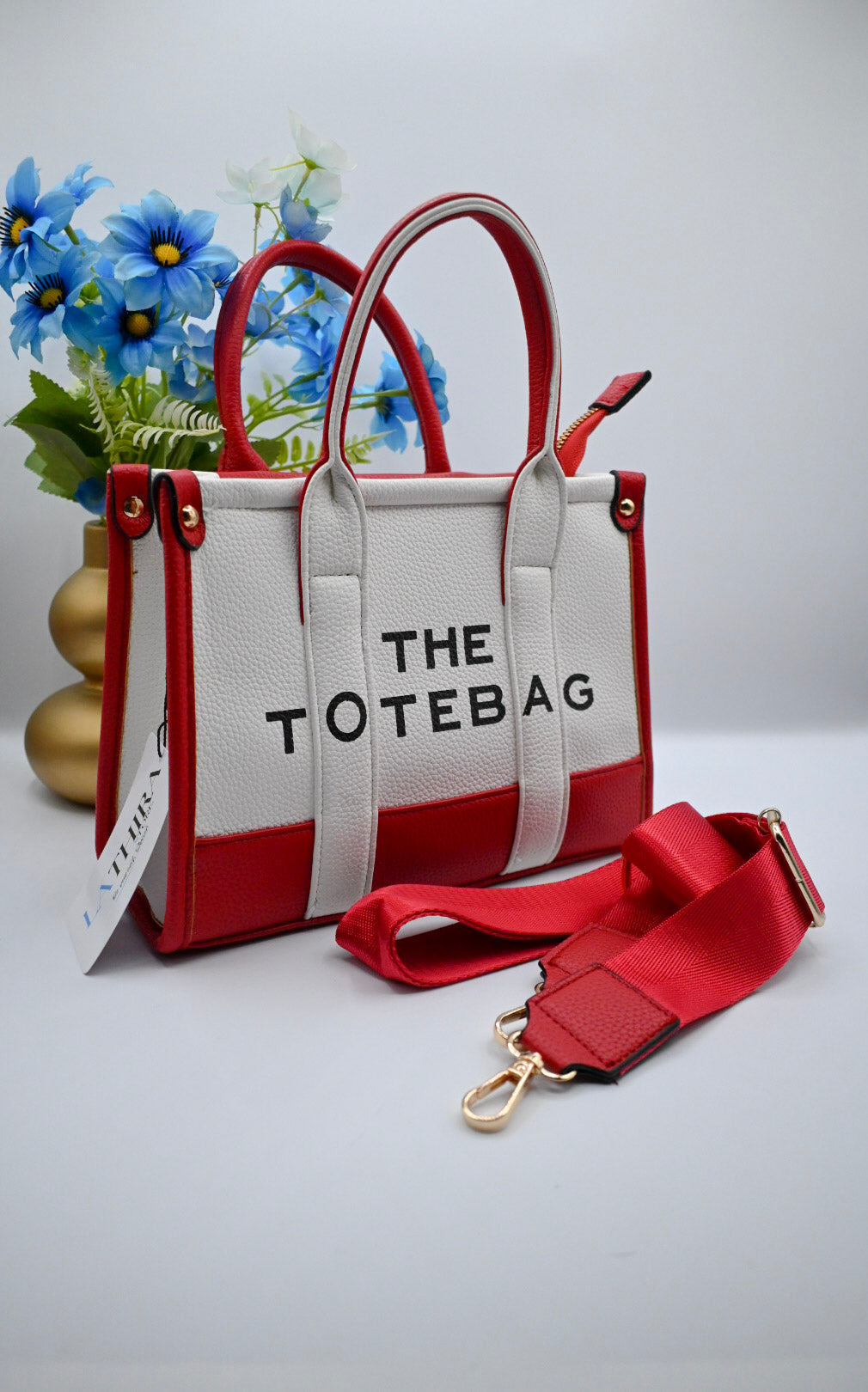 TOTE BAG | ROOD/WIT