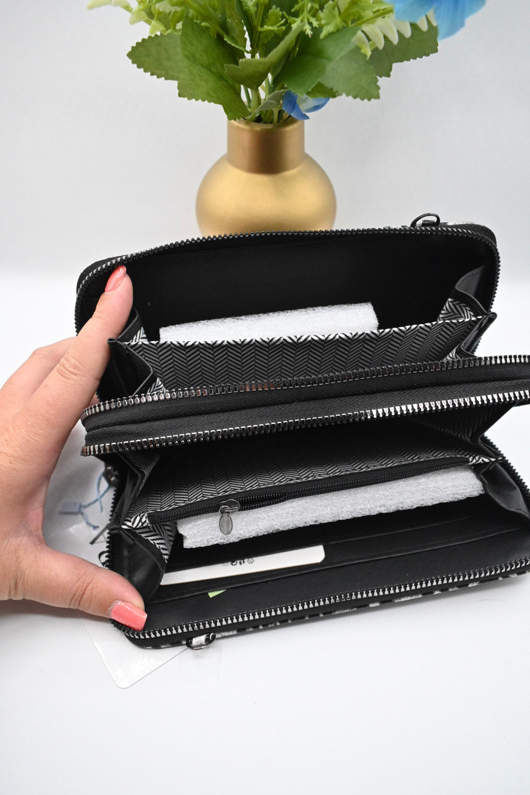 LEOPARD PORTEMONNEE/TASJE