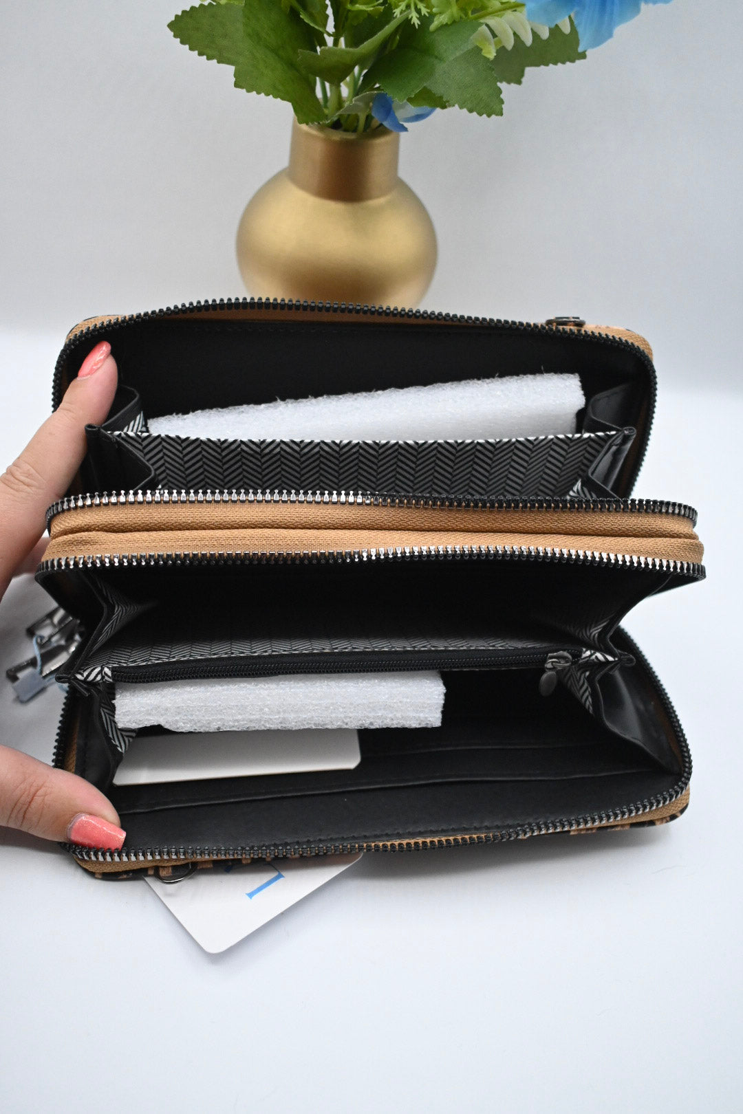 LEOPARD PORTEMONNEE/TASJE