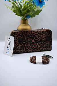 LEOPARD PORTEMONNEE/TASJE