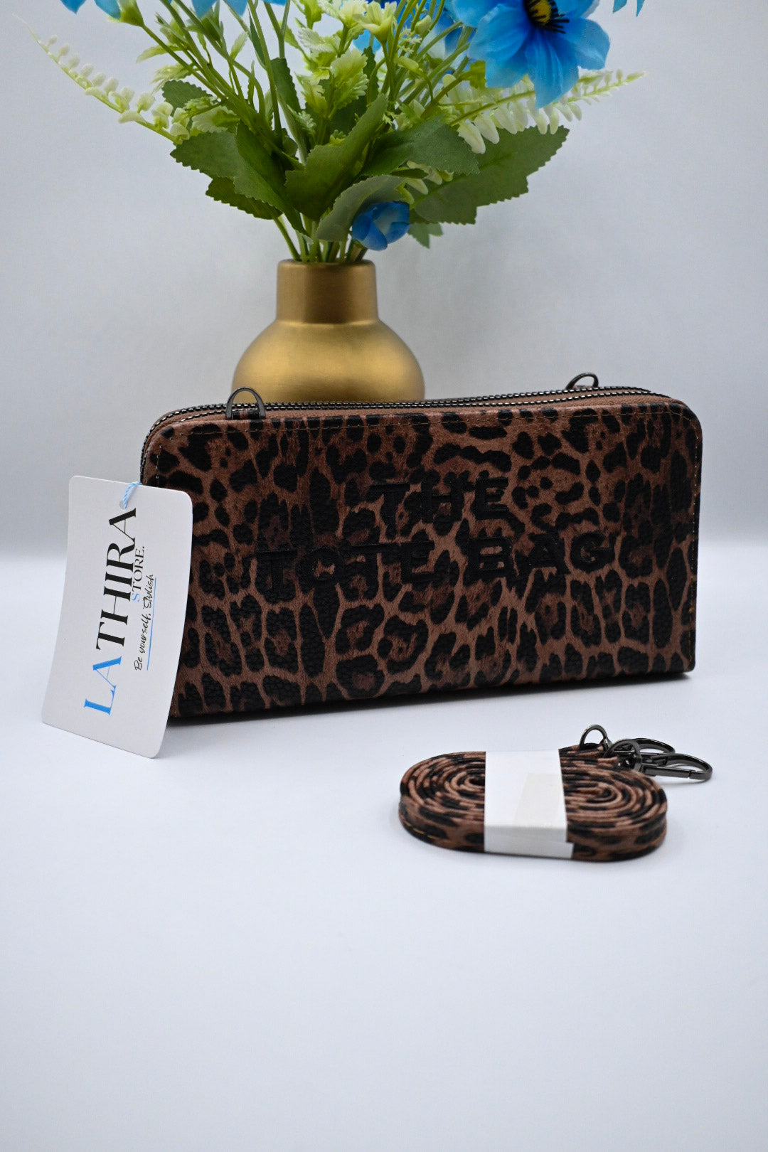 LEOPARD PORTEMONNEE/TASJE