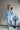 BLOUSE RUFFLE MOUW | LICHT BLAUW