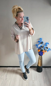 PANTER BLOUSE | BEIGE