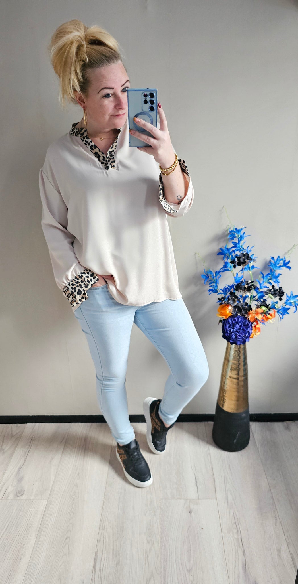PANTER BLOUSE | BEIGE