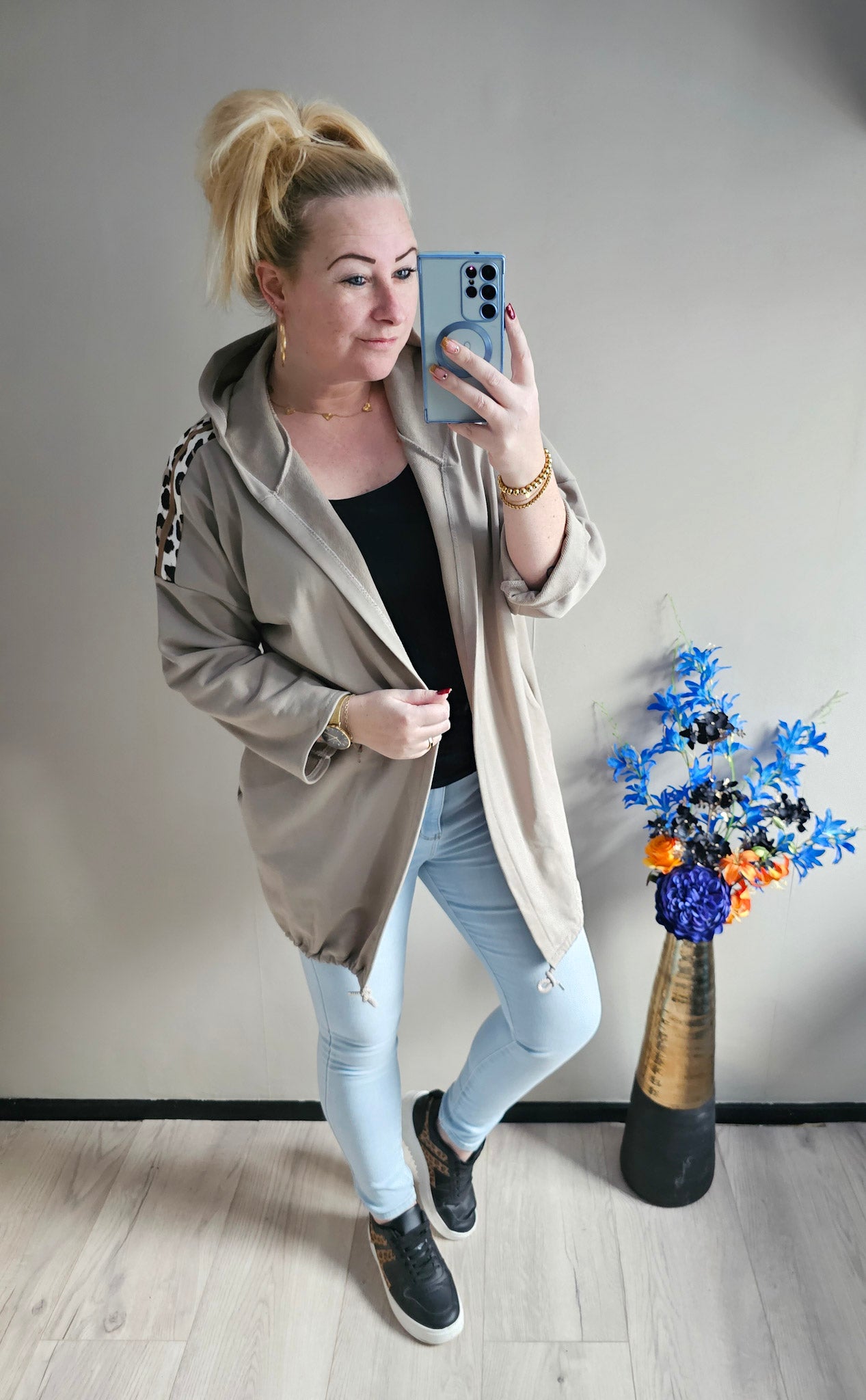 LEOPARD VEST | BEIGE