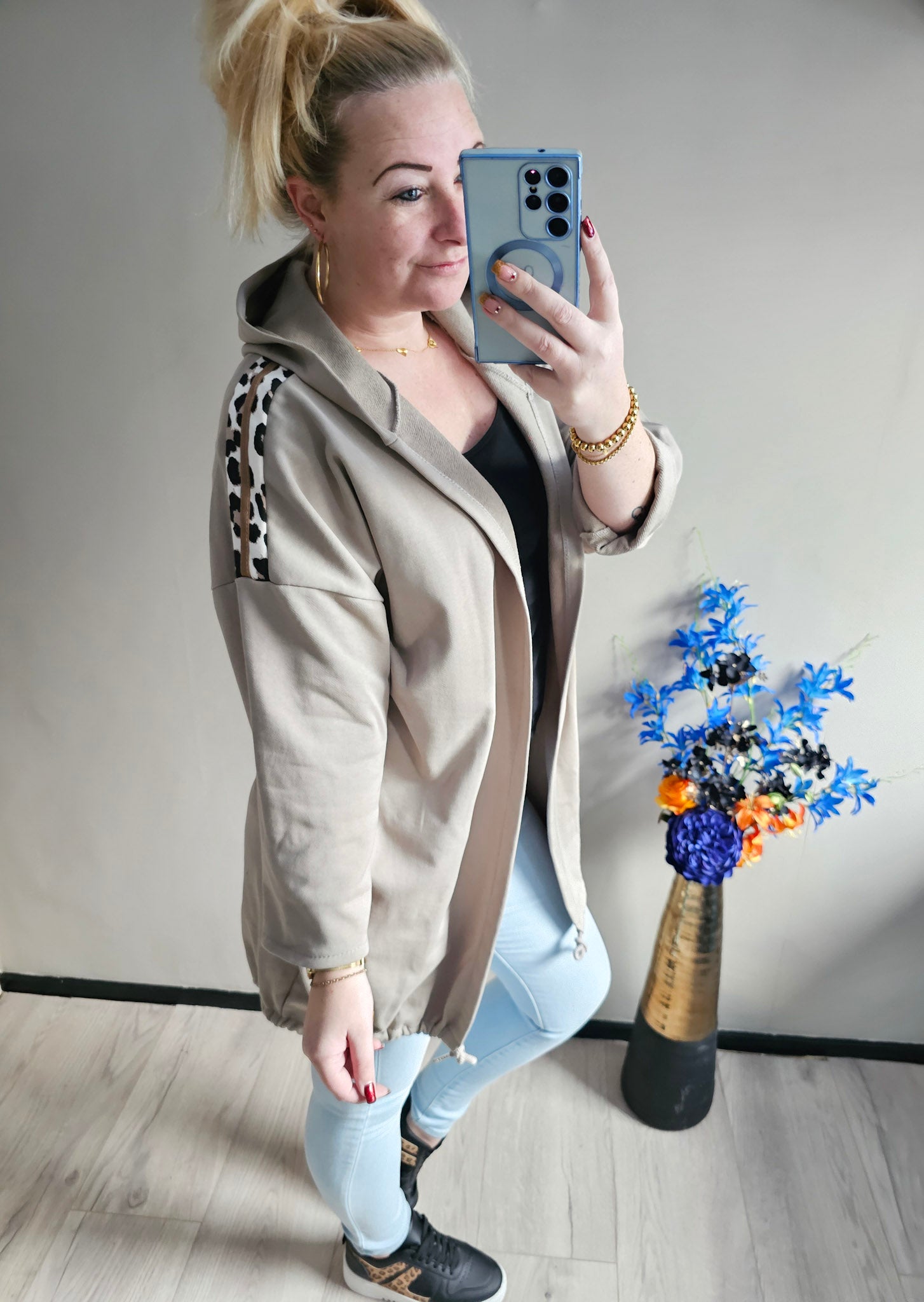 LEOPARD VEST | BEIGE