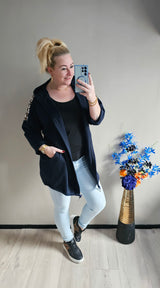 LEOPARD VEST | MARINE