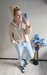 BLOUSE POFMOUW | BEIGE