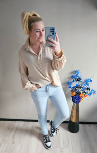 BLOUSE POFMOUW | BEIGE