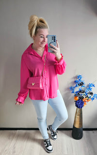 BLOUSE POFMOUW | FUCHSIA