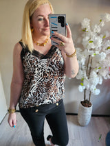 NINA TOP PRINT | LEOPARD