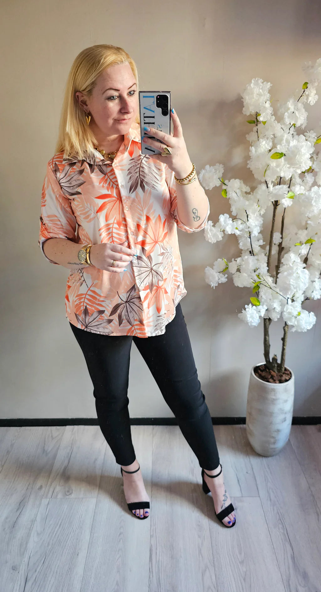 TRAVEL BLOUSE | ORANJE
