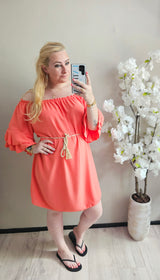OFF SHOULDER JURK | KORAAL