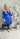 OFF SHOULDER JURK | KOBALT BLAUW