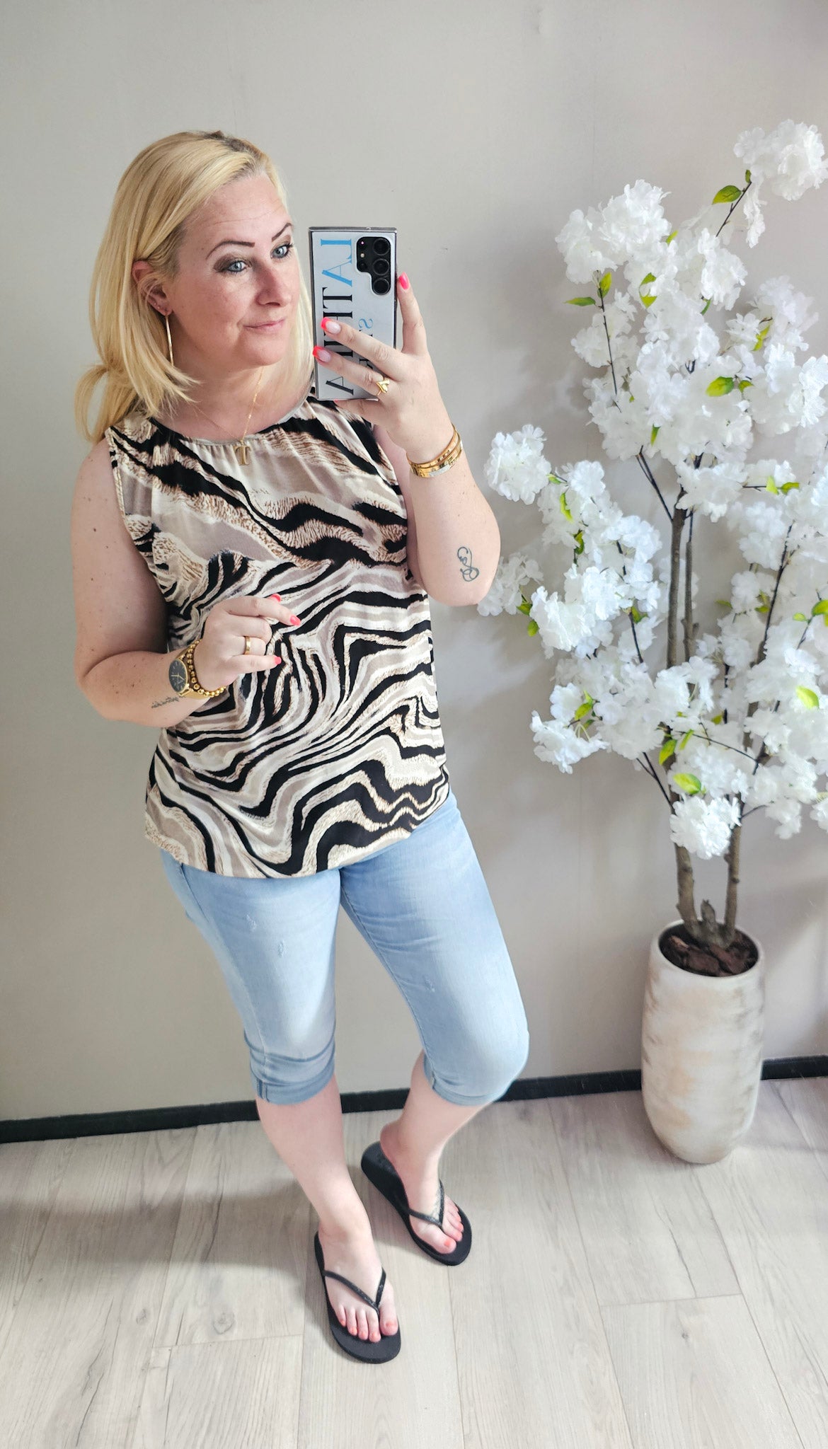 Travel camisole | print light