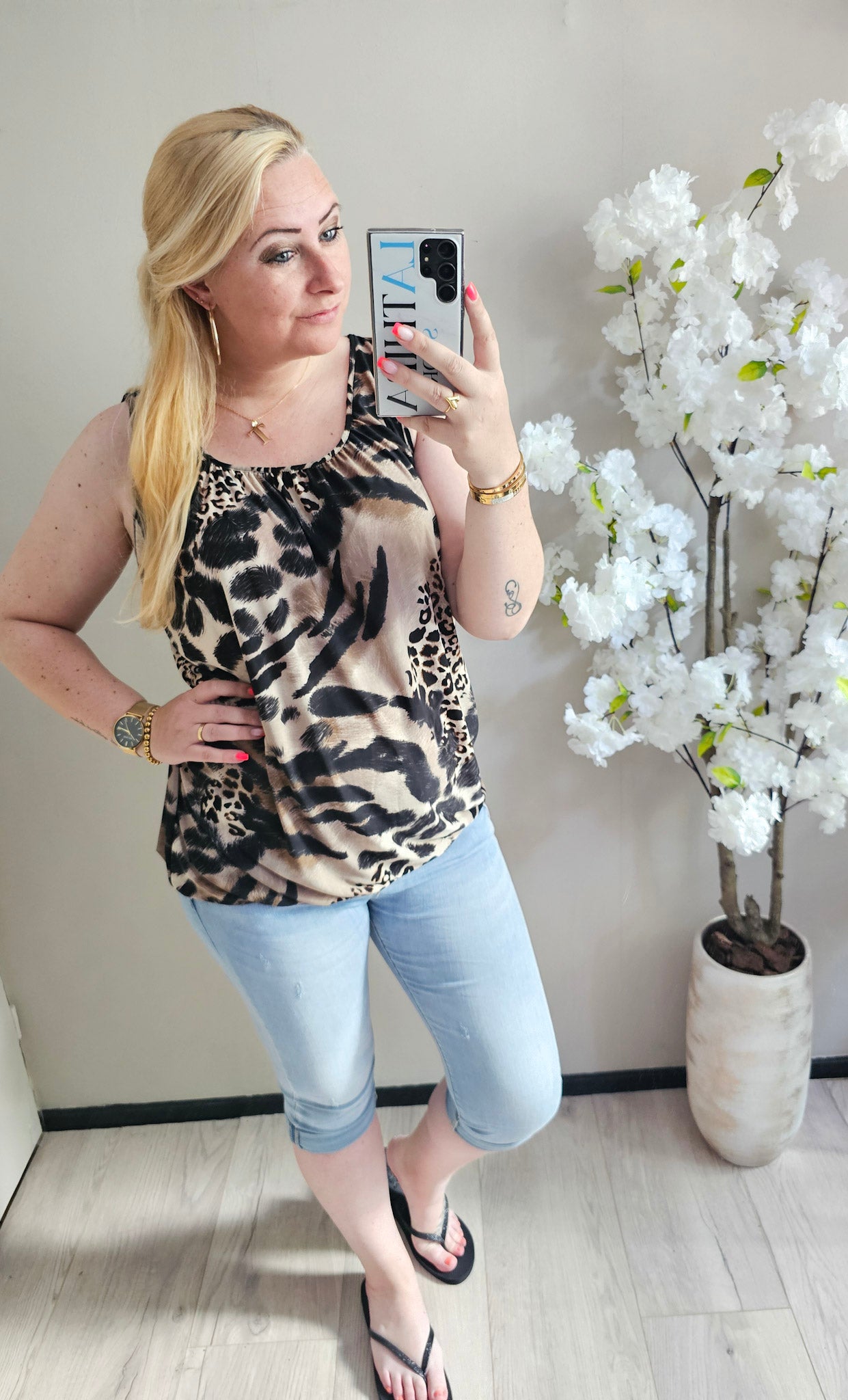 Travel camisole | print dark