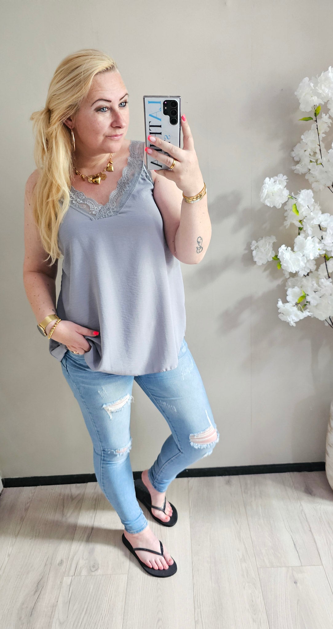 NINA TOP KANT | 25 KLEUREN