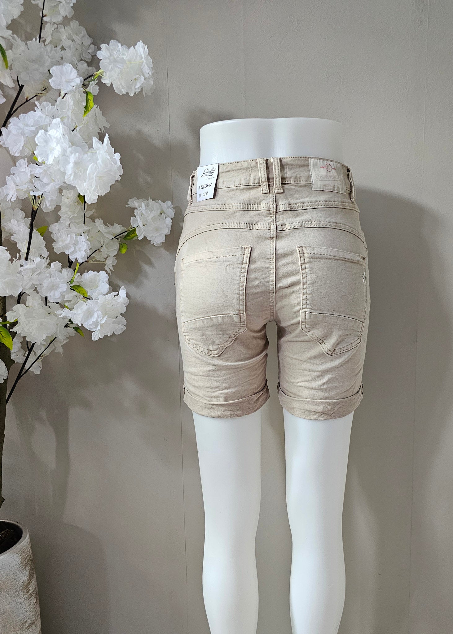 JEWELLY SHORT BEIGE | S26138-14