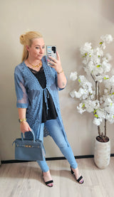 KIMONO | JEANS BLAUW