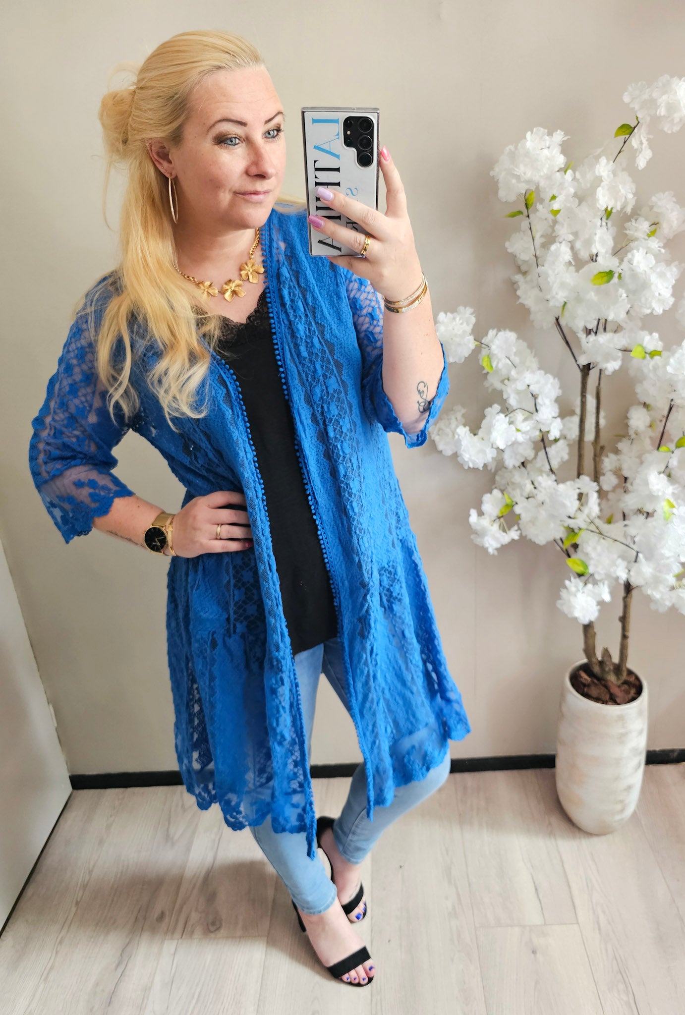 KIMONO 01 | KOBALT BLAUW