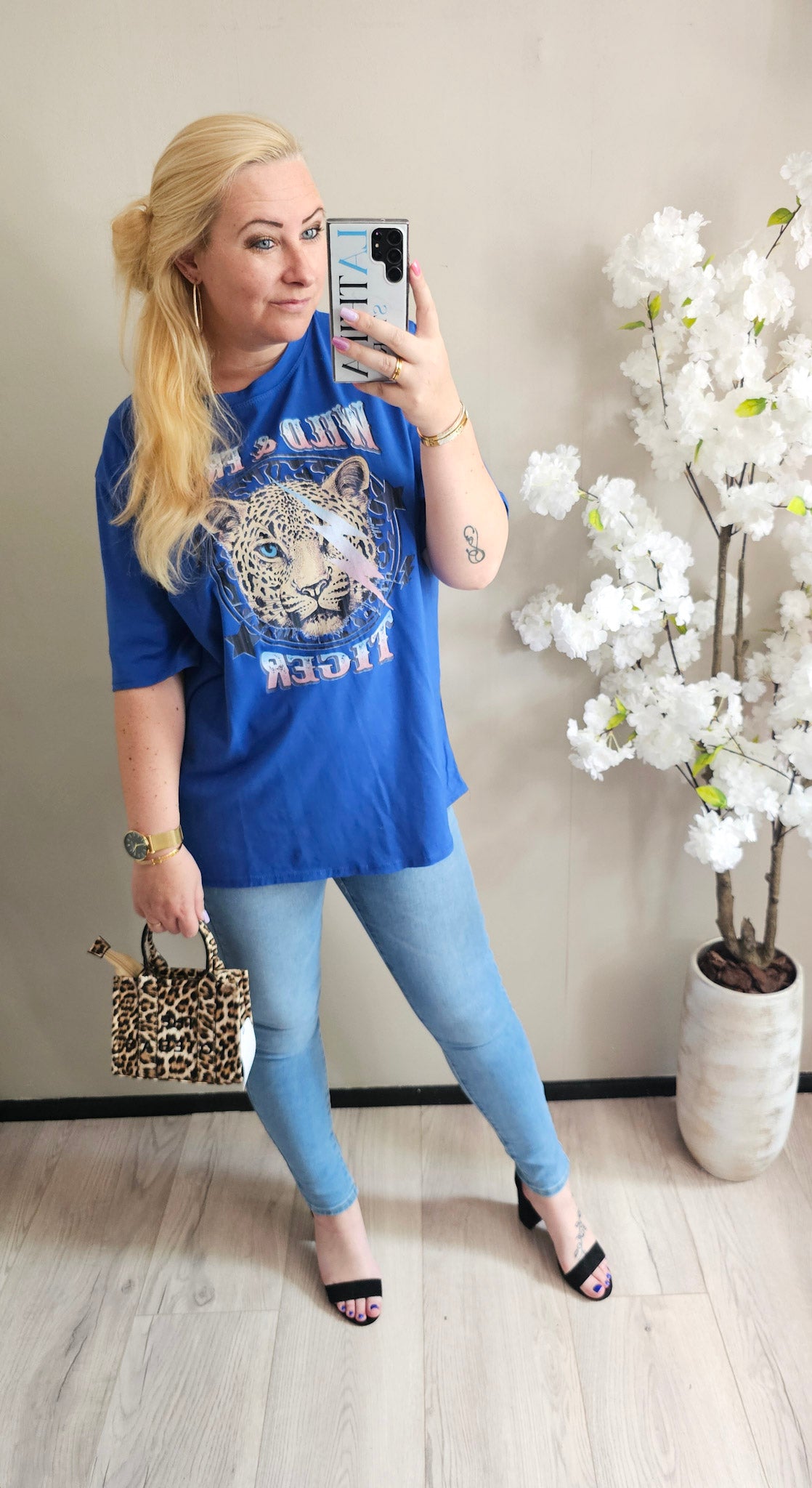 WILD&FREE T-SHIRT | KOBALT BLAUW