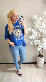 WILD&FREE T-SHIRT | KOBALT BLAUW