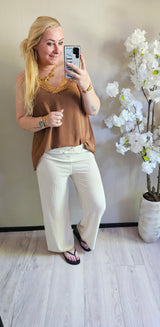 HOT SUMMER PANTS | CREME