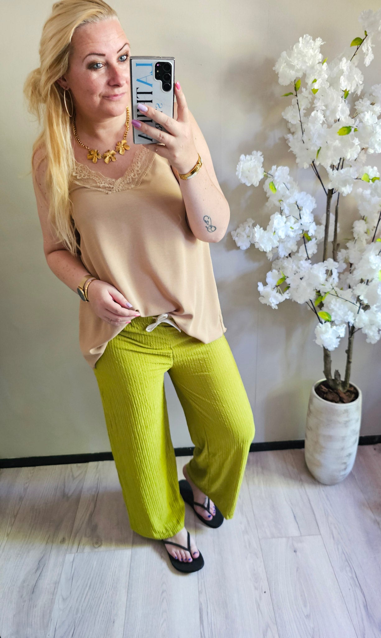 HOT SUMMER PANTS | LIME GROEN