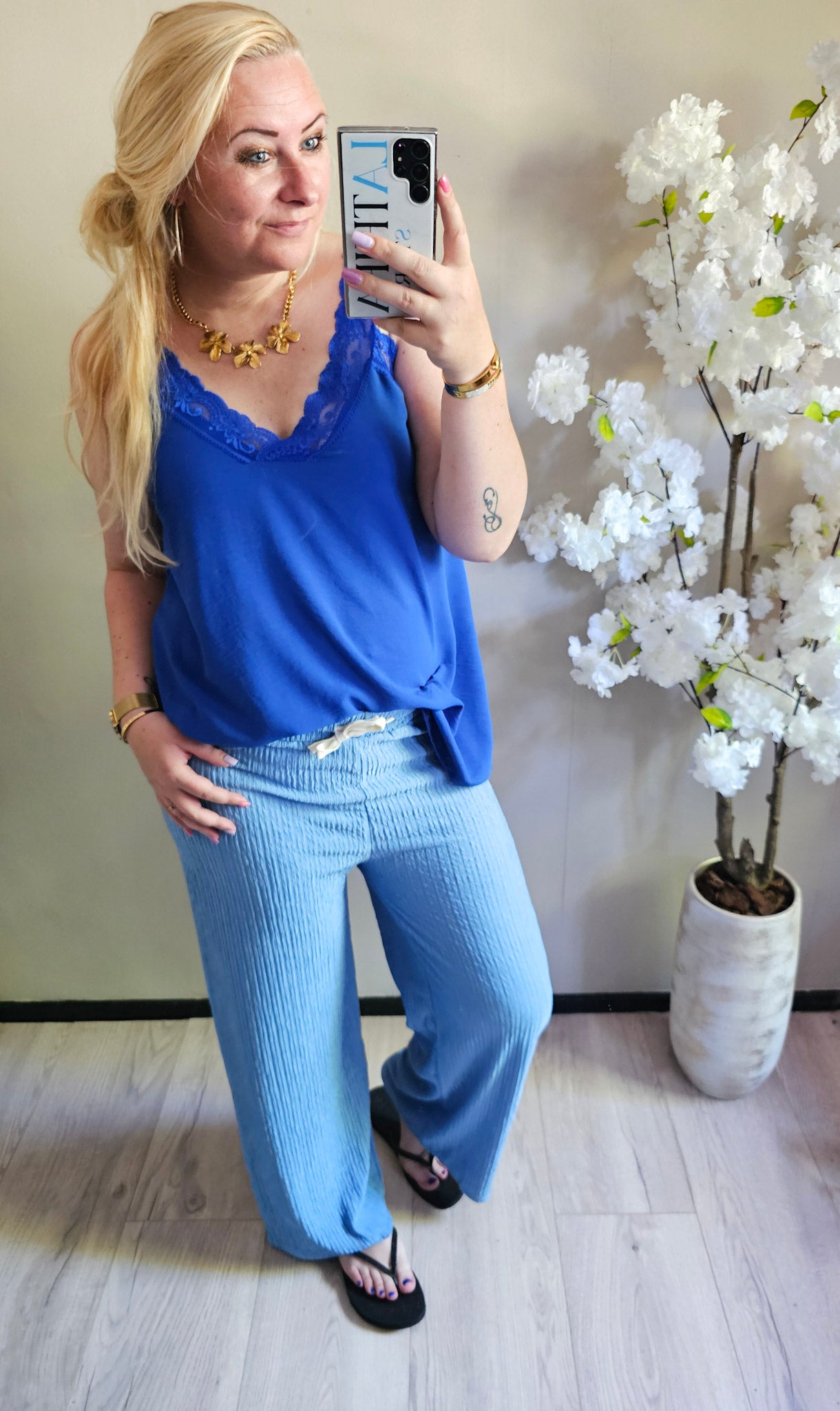 HOT SUMMER PANTS | LICHT BLAUW