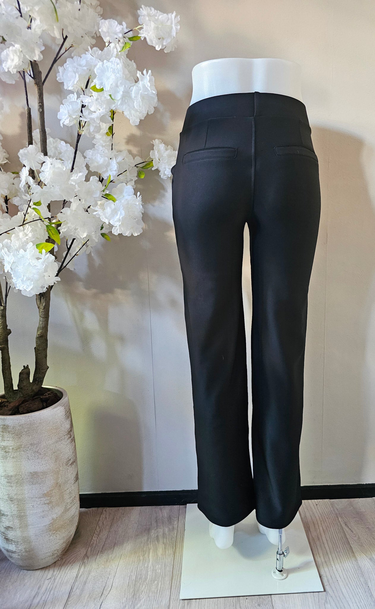 TRAVEL TROUSER | STRAIGHT ZWART R268