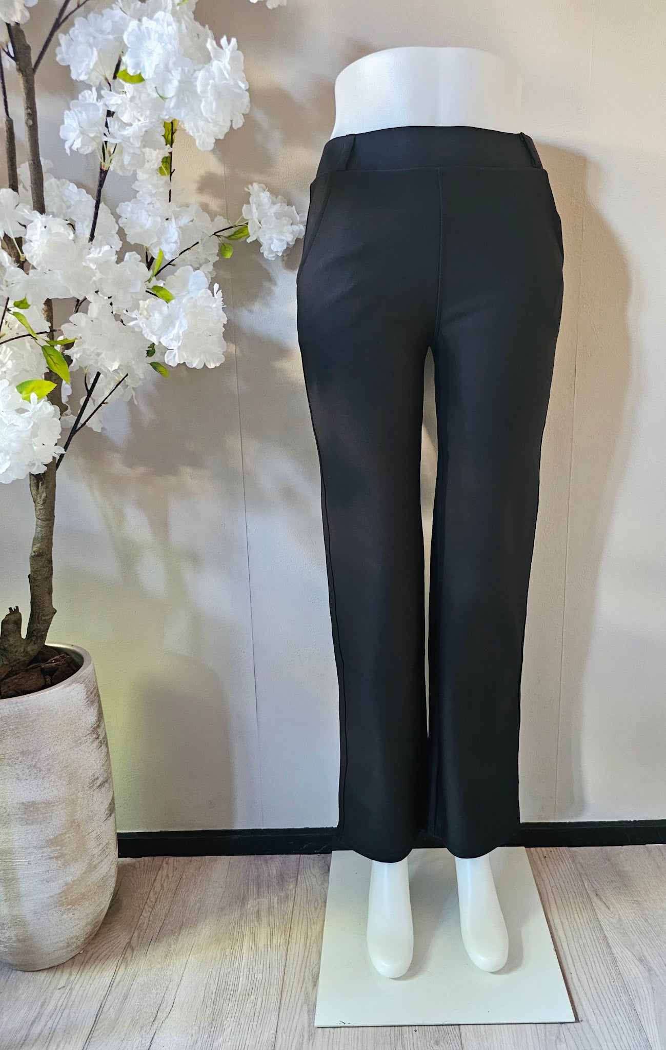 TRAVEL TROUSER | STRAIGHT ZWART R268