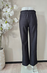 TRAVEL TROUSER STRAIGHT | ZWART