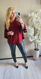 SPARKLE RUFFLE TOP | ROOD