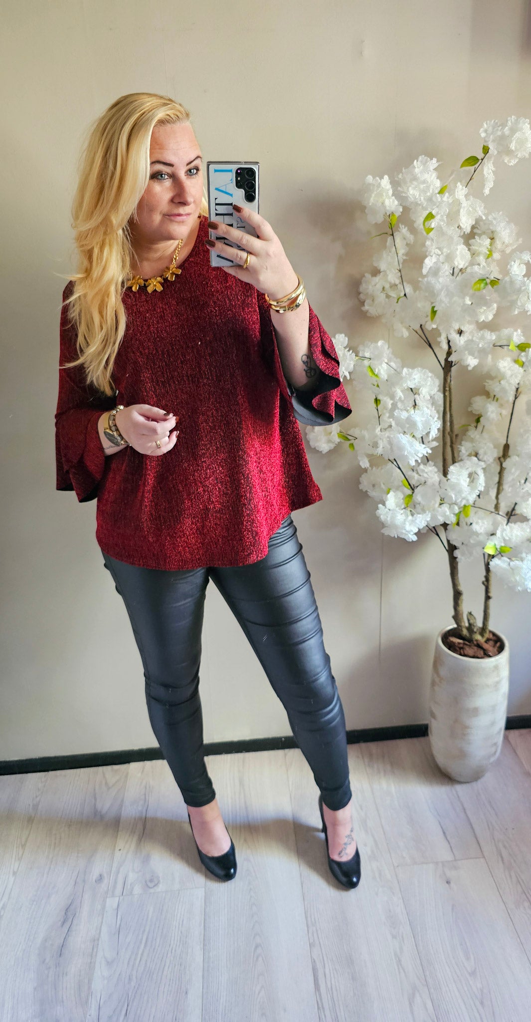 SPARKLE RUFFLE TOP | ROOD