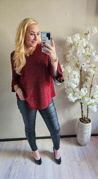 SPARKLE RUFFLE TOP | ROOD