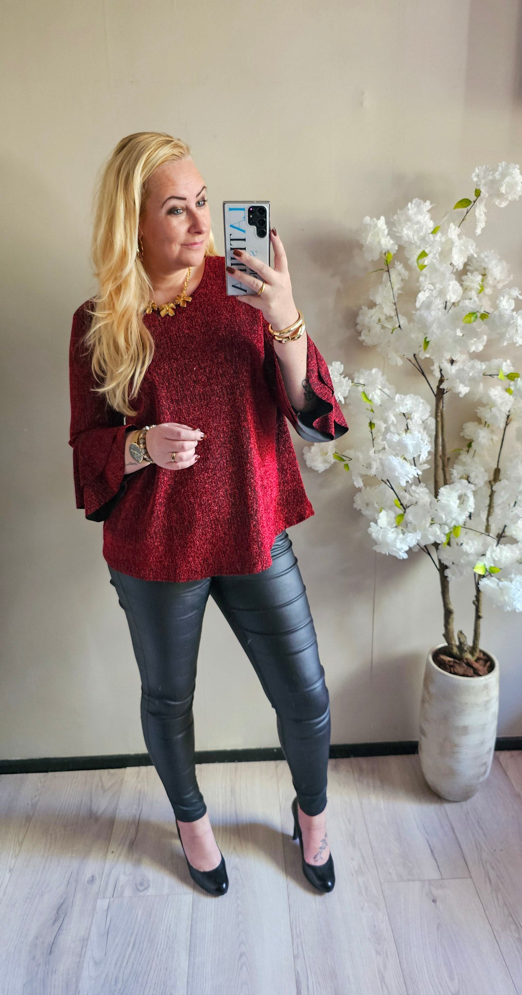 SPARKLE RUFFLE TOP | ROOD