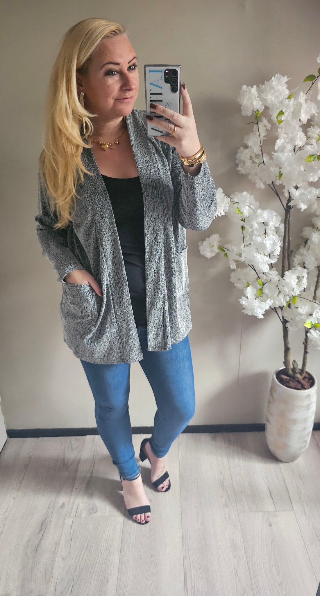 SPARKLE VEST | ZILVER