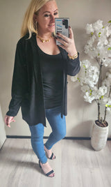 SPARKLE VEST | ZWART