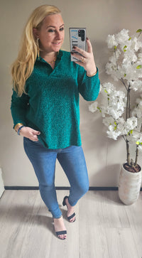 SPARKLE V TOP | GROEN