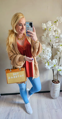 RIVIERA TOTE BAG MEDIUM | BRUIN