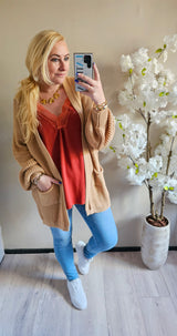 GEBREID VEST NORA | HALF LANG