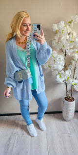 GEBREID VEST NORA | HALF LANG