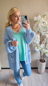 GEBREID VEST NORA | HALF LANG