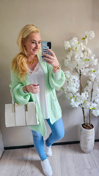 GEBREID VEST NORA | HALF LANG