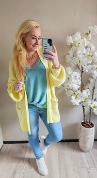 GEBREID VEST NORA | HALF LANG