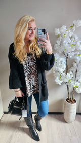 GEBREID VEST NORA | HALF LANG