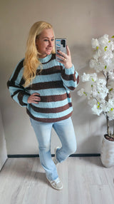 GEBREIDE TRUI STRIPE